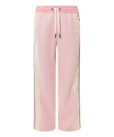 Shop Moncler Sweatpants In Pink