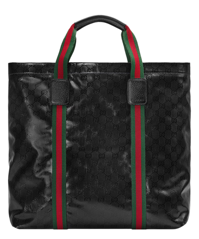 Gucci Black GG Canvas Tote Bag