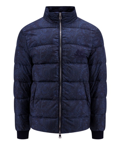 Etro Jacket In Blue