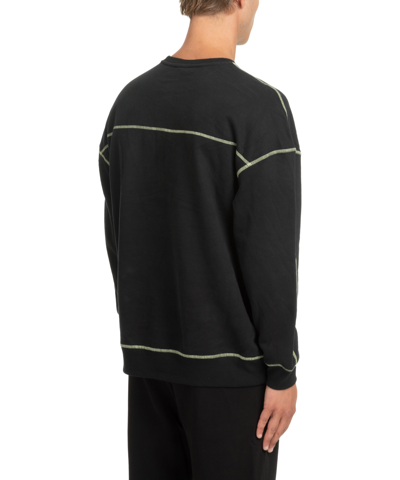 Shop Calvin Klein Sleepwear Sweatshirt In Black