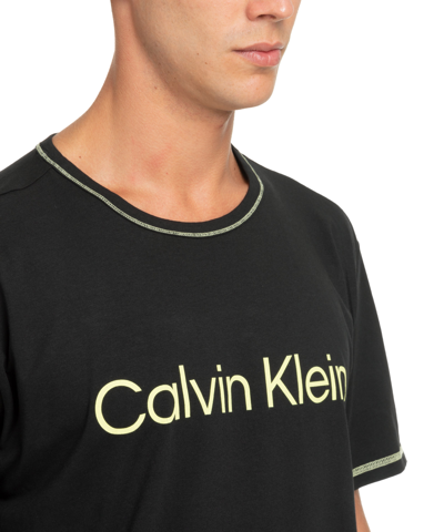 Shop Calvin Klein Sleepwear T-shirt In Black