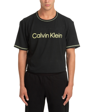 Shop Calvin Klein Sleepwear T-shirt In Black