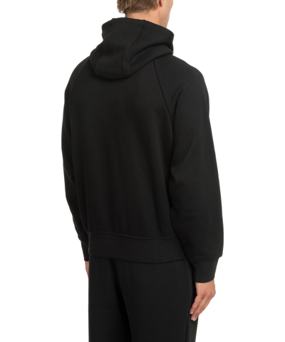 Shop Emporio Armani Hoodie In Black