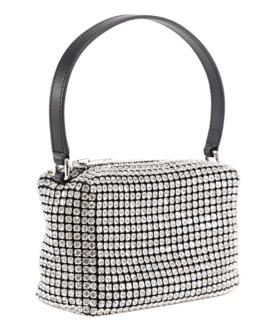 Shop Alexander Wang Heiress Handbag In Silver