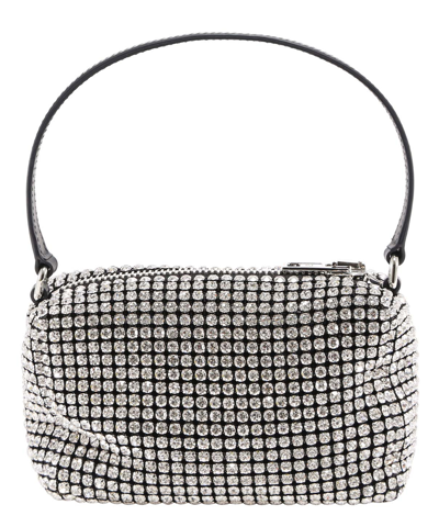 Shop Alexander Wang Heiress Handbag In Silver