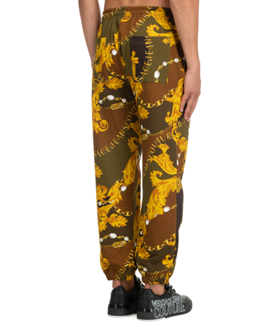 Shop Versace Jeans Couture Sweatpants In Brown