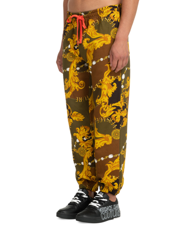 Shop Versace Jeans Couture Sweatpants In Brown