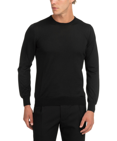 Shop Lardini Sweater In Black