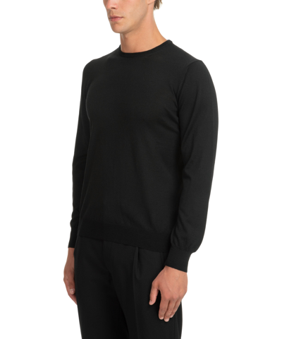 Shop Lardini Sweater In Black
