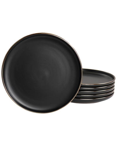 Elama Paul 6pc Stoneware Salad Plate Set