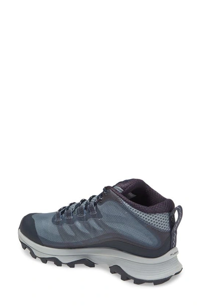 Merrell Moab Speed Gore-tex® Mid Hiking Shoe In Navy