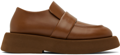 Shop Marsèll Tan Gomme Gommellone Loafers In 454 Basalt