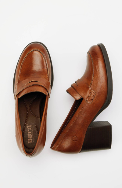 Shop Jjill J.jill Born® Holliston Loafer Heels In Brown