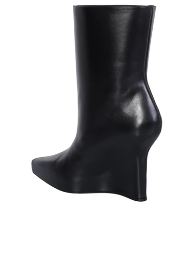 Shop Givenchy Black G-lock Ankle Boots