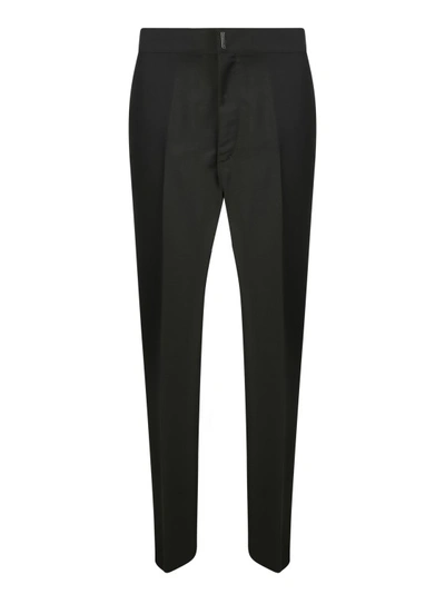Shop Givenchy Sartorial Wool Trousers In Black