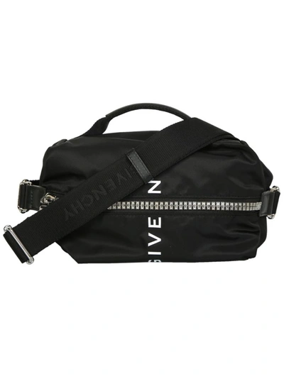 Shop Givenchy Waist Bag With Zip With Logo In Black