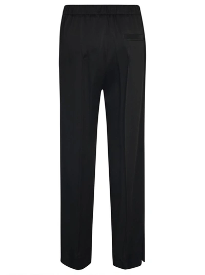 Shop Jil Sander Black Wide-leg Trousers