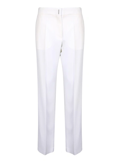 Shop Givenchy White Tailored Trousers