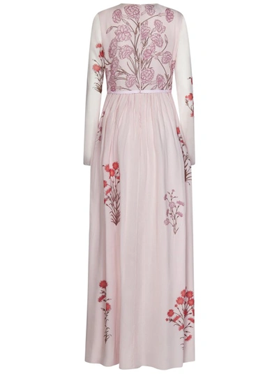 Shop Giambattista Valli Pink Silk Long Dress
