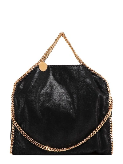 Shop Stella Mccartney Falabella Shaggy Deer Handbag In Black