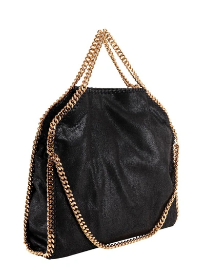 Shop Stella Mccartney Falabella Shaggy Deer Handbag In Black