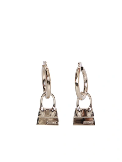 Shop Jacquemus Les Creoles Chiquito Earrings In Gold