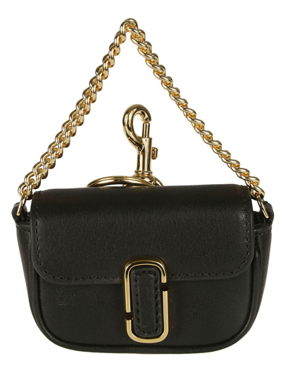 Shop Marc Jacobs The Nano J Marc Chained Charm In Black