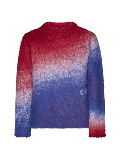 Shop Erl Sweaters In Blue Red White