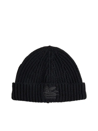 Shop Etro Hats In Black