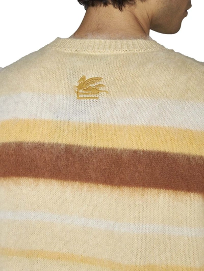 Shop Etro Sweaters In Yellow
