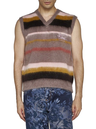 Shop Etro Sweaters In Multicolour