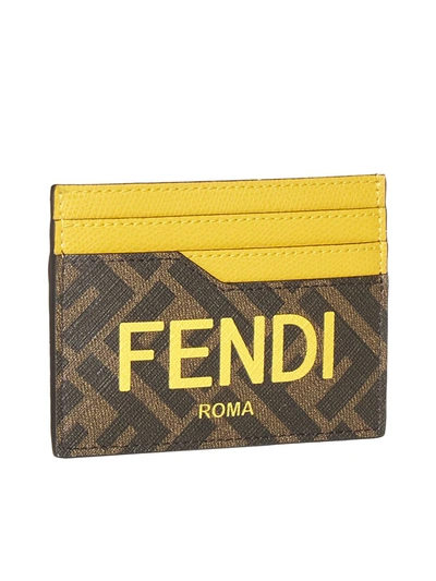 Shop Fendi Wallets In Tbmr+giallo+sunfl+p