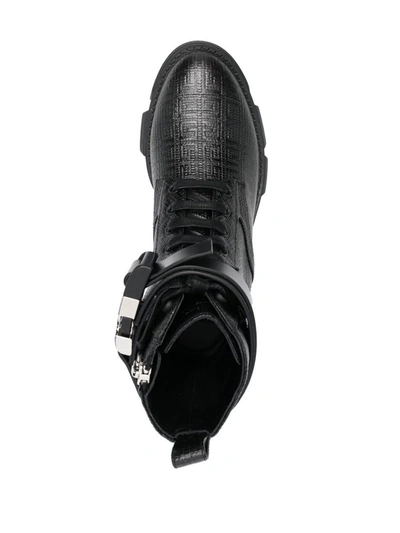 Shop Givenchy Terra Biker Boots In Black