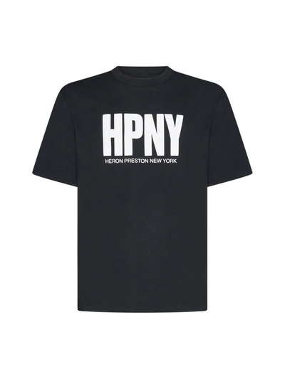 Shop Heron Preston T-shirts And Polos In Black