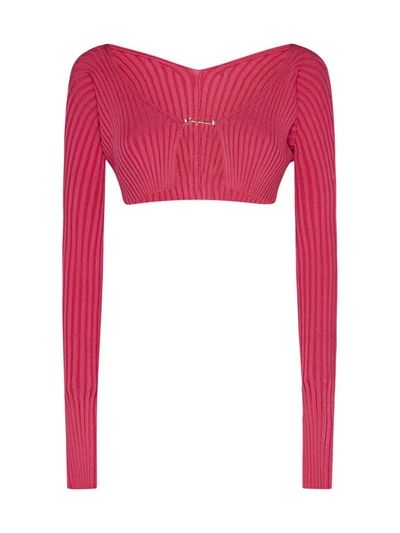 Shop Jacquemus Sweaters In Pink