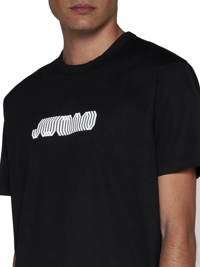 Shop Junya Watanabe Comme Des Garcon T-shirts And Polos In Black