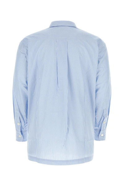 Shop Kenzo Shirts In Skyblue