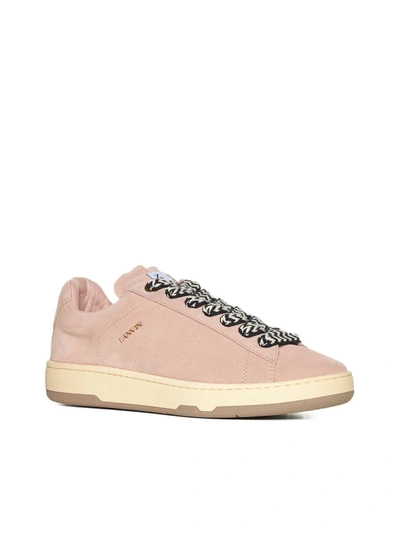 Shop Lanvin Sneakers In Pale Pink