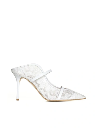 Shop Malone Souliers Sandals In White Wht