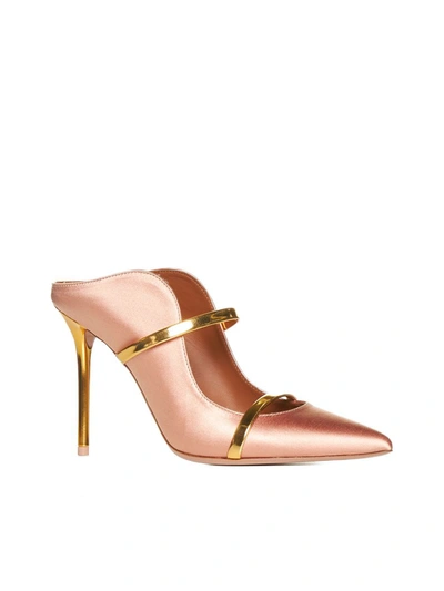 Shop Malone Souliers Sandals In Blush Gold