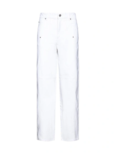 Shop Isabel Marant Étoile Marant Etoile Jeans In White