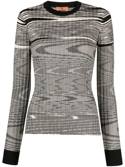 Shop Missoni Sport Missoni Cashmere And Silk Blend Sweater In Black