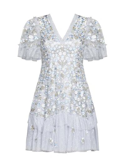 Shop Needle & Thread Needle&thread Dresses In Cornflower Blue