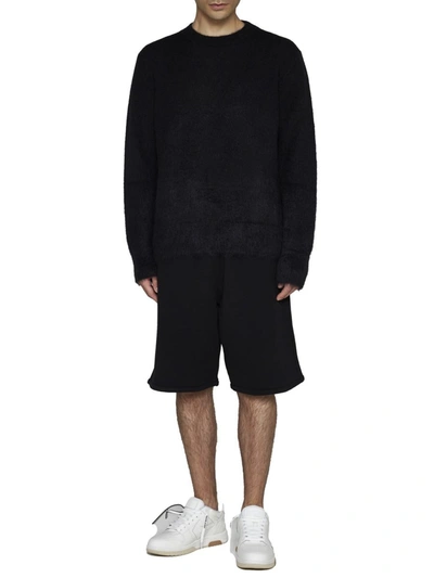 Shop Off-white Off White Shorts In Black