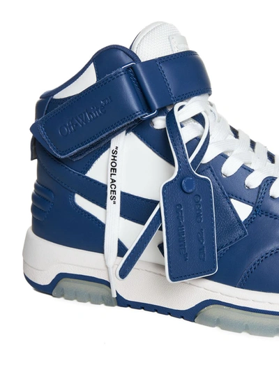 Shop Off-white Off White Sneakers In White Royal Blue