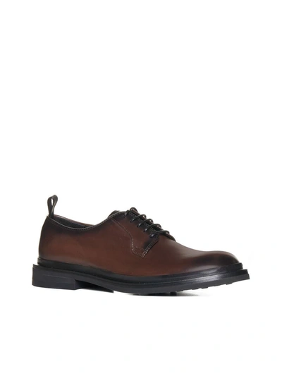 Shop Officine Creative Flat Shoes In Brown