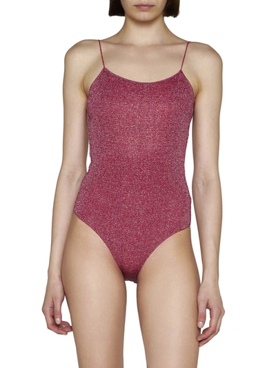Shop Oseree Sea Clothing In Raspberry