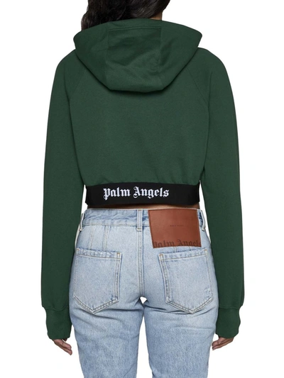 Shop Palm Angels Sweaters In Forest Green Bla