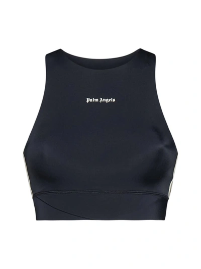 Shop Palm Angels Top In Black