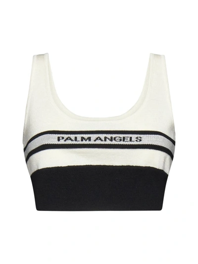 Shop Palm Angels Top In Black Butter